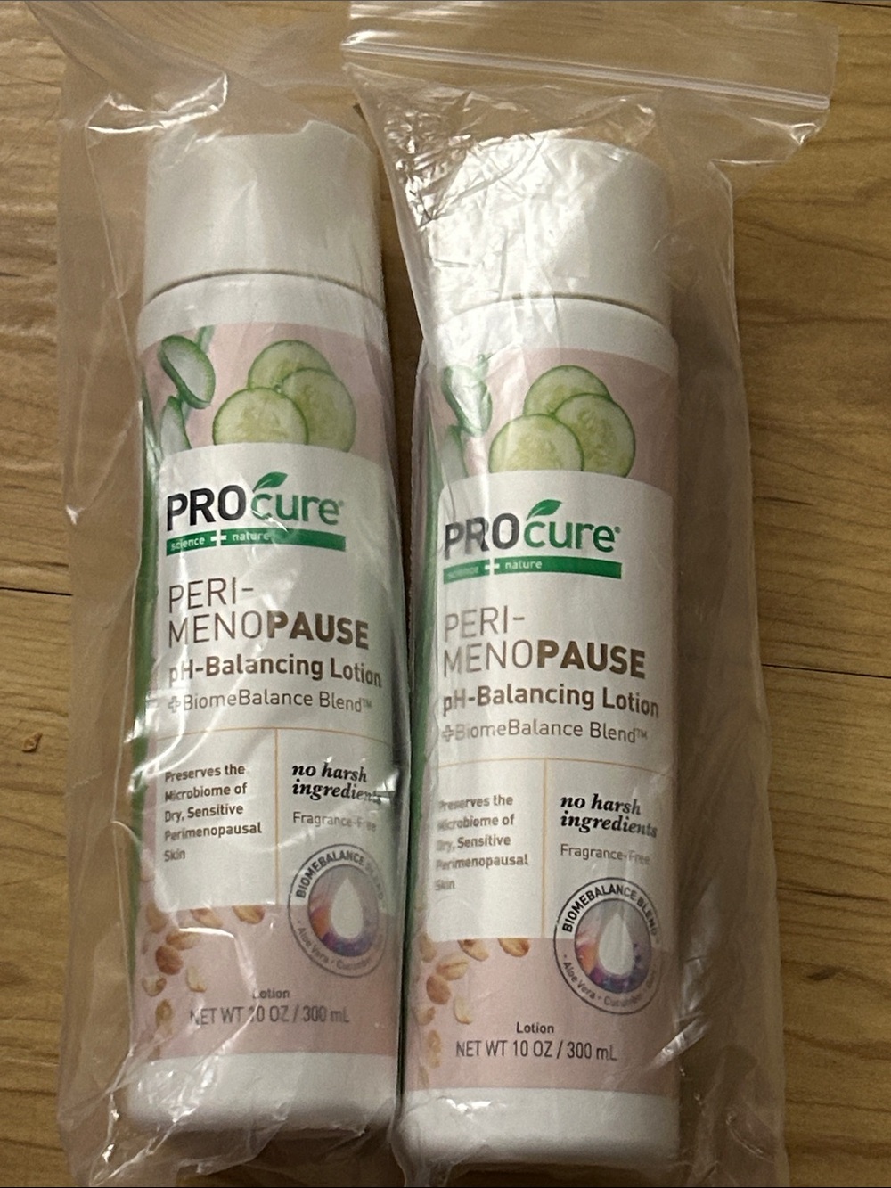 PROcure Peri-Menopause pH-Balancing Lotion - set of 2 both new. Each is 10 oz